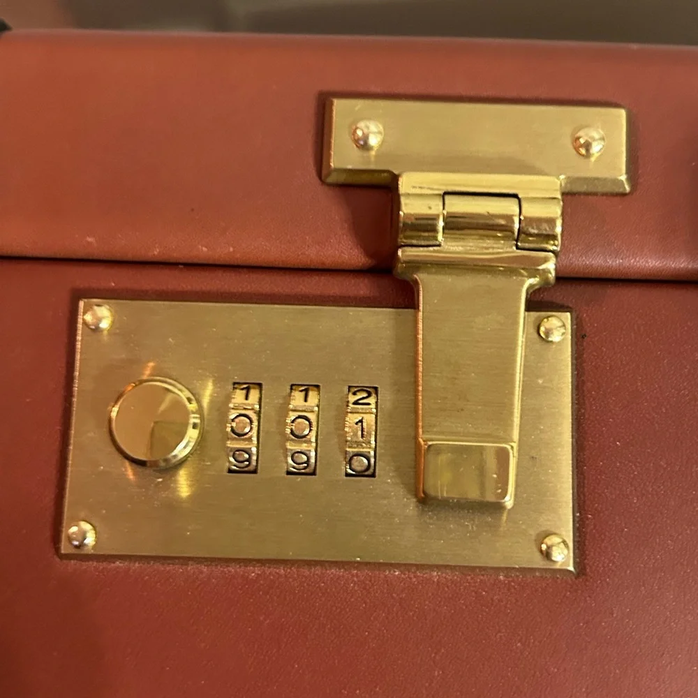 Mark Cross Vintage leather Briefcase New with dust bag